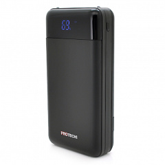 Повербанк Power bank ProTech-B06 30000mAh, 2USB, White/Black, (600g), Blister Луцк
