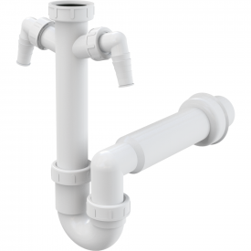 Сифон для ванны Alcaplast пластик, белый (A82-DN50)