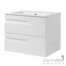 Подвесная тумба под раковину СанСервис Скай 80 Элит белая