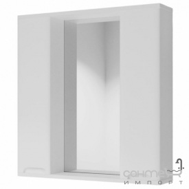 Зеркало с LED-подсветкой, полкой и шкафчиками СанСервис Марокко 100 белое