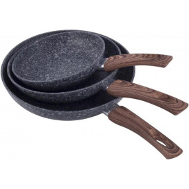 Сковороды в наборе Kamille Marble 3 шт 20-24-28 см (DP218616)