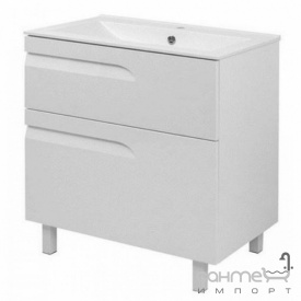 Напольная тумба под раковину СанСервис Скай 80 Элит белая