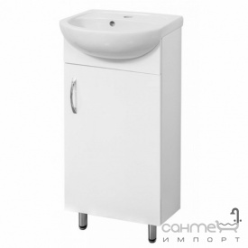 Напольная тумба под раковину СанСервис Эконом 40 Solo белая