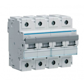 Автомат электрический HLF480S (4р,С,80А) Hager