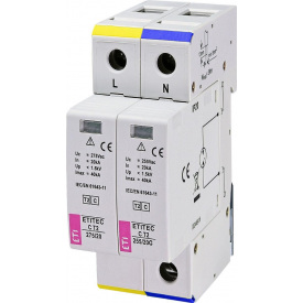 Ограничитель перенапряжения ETI 002440401 ETITEC C T2 275/20 (1+1) 2p