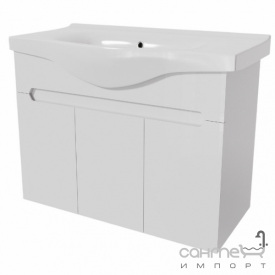 Подвесная тумба под раковину СанСервис Марокко 80 БШ Basic белая