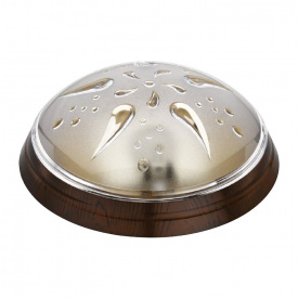 Светильник пластиковый Horoz Electric УФО Роза Ветров орех (400-231-101)