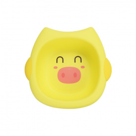 Детская ванночка для купания Свинка Little Bean SV01 37х37 см Желтый
