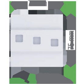 Лестничный светильник F&F LS-VAW, Vika, антрацит, 3100K