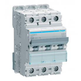 Электро-автомат NCN363 (3р,С,63А) Hager