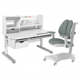 Дитячий комплект меблів FunDesk Pensare Cubby Magnolia Сірий (2987698-5765590)