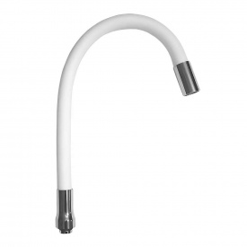 Гусак силіконовий Zerix WKC-057KW Білий (373166)