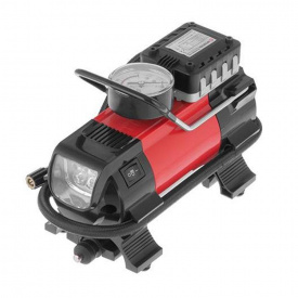 Компрессор автомобильный INTERTOOL AC-0001 12 В, один цилиндр 19 мм