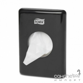 Держатель для гигиенических пакетов для общественных санузлов Tork 566008 черный