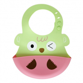 Дитячий слинявчик "Овечка" Mega Zayka MGZ-0603-5 силіконовий