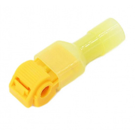 Набір обжимних клем з ізоляцією T-подібні 2,5 - 4 мм Linco для швидкого монтажу 50 шт (25 комплектів) жовтий (5356455742)
