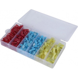 Набір з'єднувальних кабельних наконечників з ізоляцією типу "мама" - "тато" PWR 200 шт (К050752)