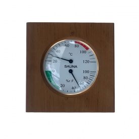 Термометр для лазні та сауни PRO ТЕРМО №13 Коричневий (433342)