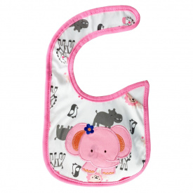 Слинявчик тканинний "Elephant" Mega Zayka MGZ-0614-2 на липучці