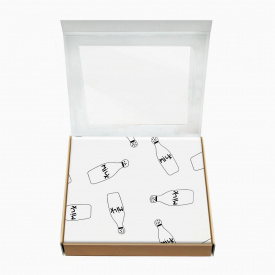 Пелюшка байка COSAS MILK Бязь 80х100 см Білий