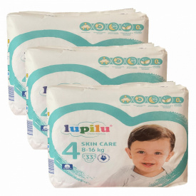 Підгузки Lupilu Skin Care 4 Maxi 8-16 кг 99 шт
