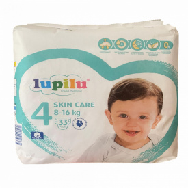 Підгузки Lupilu Skin Care 4 Maxi 8-16 кг 33 шт