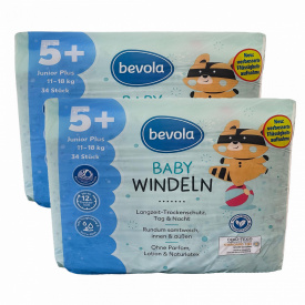 Підгузки Bevola Baby 5+ Junior Plus 11-18 кг 68 шт
