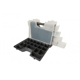 Органайзер двосторонній MASTERTOOL GM із ручкою 14 360х290х195 мм 49 секцій (79-2101)