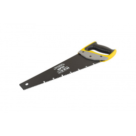 Ножівка столярна MASTERTOOL GM BLACK ALLIGATOR 350 мм 9TPI MAX CUT загартований зуб 3D заточування тефлонове покриття (14-2435)