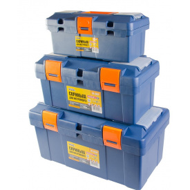 Ящики для інструментів комплект 3шт. 14 +17 +20 пласт.замки (79-2614/2617/2620) MASTERTOOL GM (79-2006)