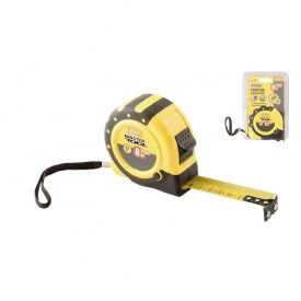 Рулетка з магнітами 8м*25мм нейлонове покриття MASTERTOOL GM (64-8025)