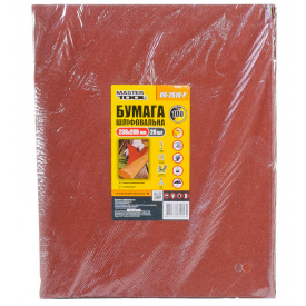 Папір шліфувальний водостійкий MASTERTOOL Р100 230х280 мм 20 шт 08-2610-Р