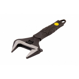 Ключ розвідний MASTERTOOL 200 мм 0-38 мм з гумовою ручкою Cr-V 76-0322