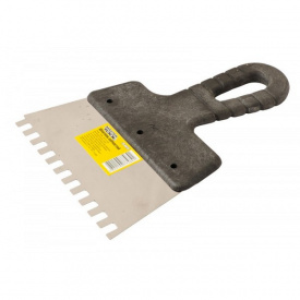 Шпатель зубчастий 150 * 6 * 6 мм MASTERTOOL GM (19-6615)