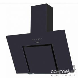 Встраиваемая кухонная вытяжка Fabiano Adria 90N Black черное стекло, мощность 1080 м3/ч