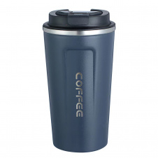 Термочашка з датчиком температури YIWU Coffee 380 мл Синій (HPGM5821BL)