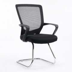 Крісло для конференцій нарад Torino office black Special4You на полозах із сітковою спинкою в переговорну Кропивницкий
