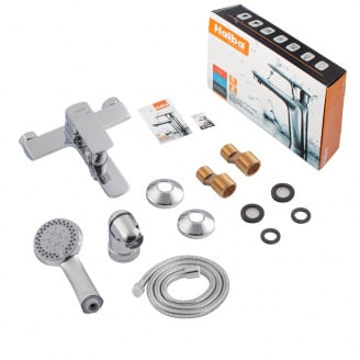 Змішувач для ванни Haiba Oscar 009 Euro Хром HB0936