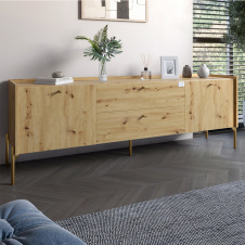 Тумба Lion Wood 180x40x50 см Дуб Артизан (LION-043113)