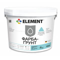 Краска-грунт ELEMENT с кварцевым песком матовая 4 кг Нежин