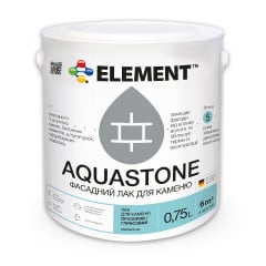 Лак для каменю Element Aquastone 0,75 л Бушеве