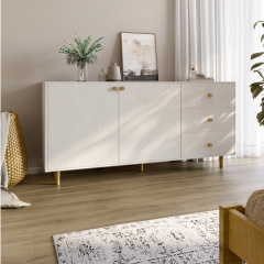 Комод Lion Хьюге-5 158.5x39x77 см Бетон (LION-041102) Ровно