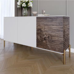 Комод Lion Грей 154x38x76.5 см Німфея Альба/Дерево (LION-041844) Ізюм