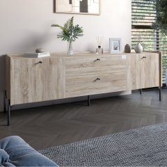 Тумба Lion Wood 180x40x50 см Дуб Сонома (LION-043129) Ужгород