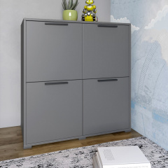 Тумба Lion Краш 82x43x86 см Антрацит (LION-041753) Запоріжжя