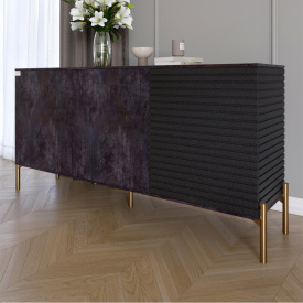 Комод Lion Грей 154x38x76.5 см Бетон темный/Асфальт (LION-041820)