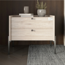 Тумба приліжкова Lion Wood 50x40x44 см Самоа Димчастий (LION-041361)