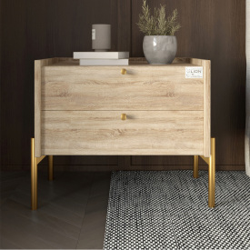 Тумба приліжкова Lion Wood 50x40x44 см Дуб Сонома (LION-041351)