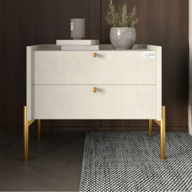 Тумба приліжкова Lion Wood 50x40x44 см Бетон (LION-041338)