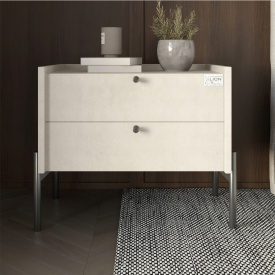 Тумба приліжкова Lion Wood 50x40x44 см Бетон (LION-041339)